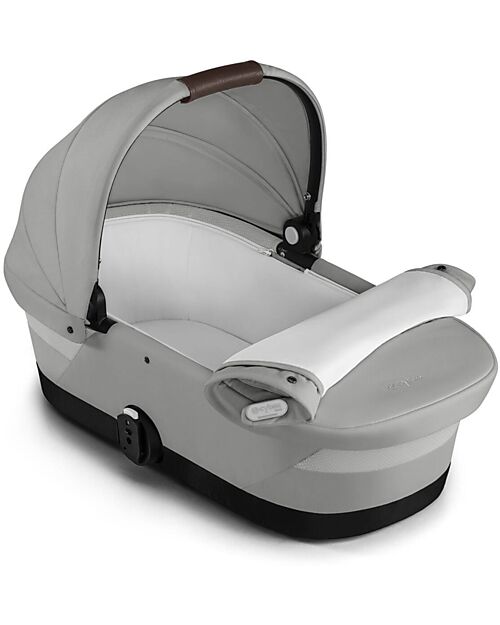 Cybex Navicella Gazelle S - Stone Grey - Comoda e Facile da Trasportare Carrozzine e Navicelle