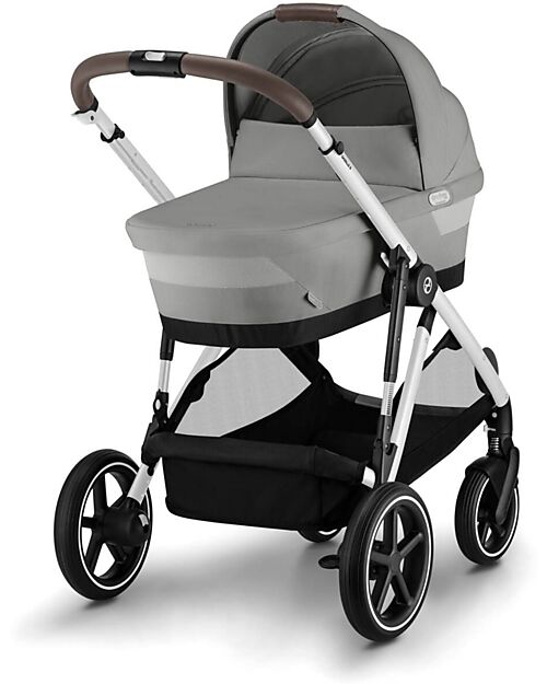 Cybex Navicella Gazelle S - Stone Grey - Comoda e Facile da Trasportare Carrozzine e Navicelle