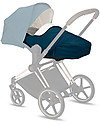Cybex Navicella Lite Platinum - Mountain Blue - Comoda e Avvolgente Carrozzine e Navicelle