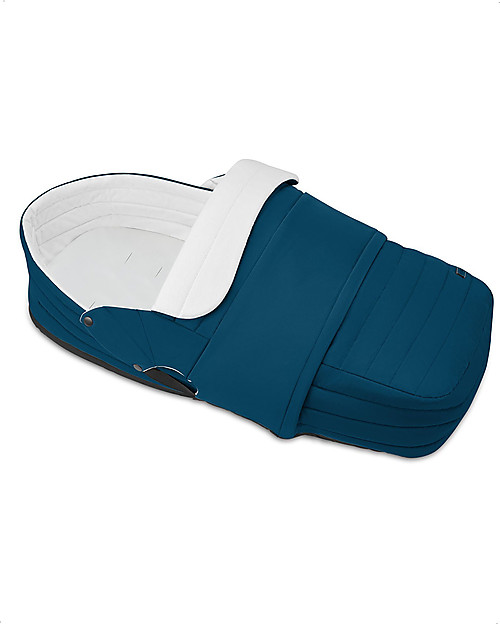 Cybex Navicella Lite Platinum - Mountain Blue - Comoda e Avvolgente Carrozzine e Navicelle