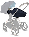 Cybex Navicella Lite Platinum - Nautical Blue - Comoda e Avvolgente Carrozzine e Navicelle