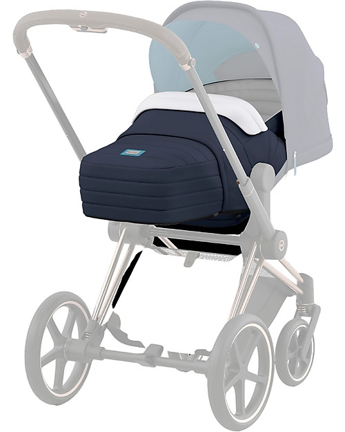 Cybex Navicella Lite Platinum - Nautical Blue - New Design Carrozzine e Navicelle