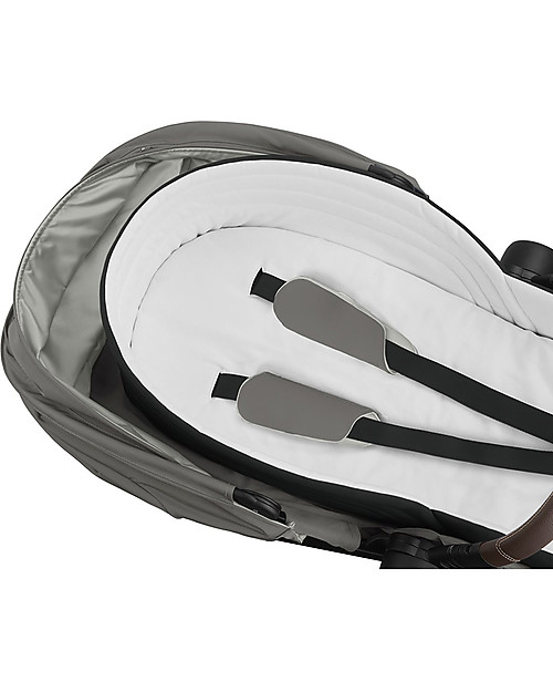 Cybex Navicella Lite Platinum - Soho Grey - Comoda e Avvolgente Carrozzine e Navicelle