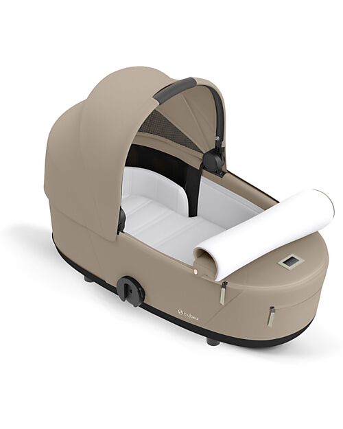 Cybex Navicella Lux per Passeggino Mios - Cozy Beige - con Tasca Frontale Carrozzine e Navicelle