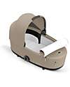Cybex Navicella Lux per Passeggino Mios - Cozy Beige - con Tasca Frontale Carrozzine e Navicelle
