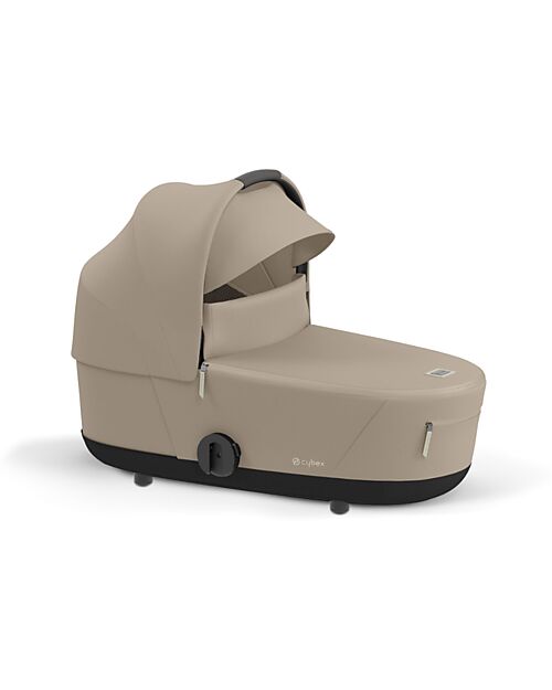 Cybex Navicella Lux per Passeggino Mios - Cozy Beige - con Tasca Frontale Carrozzine e Navicelle