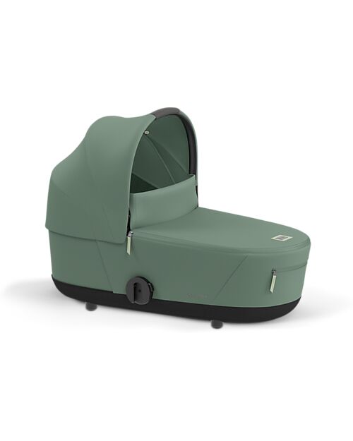 Cybex Navicella Lux per Passeggino Mios - Leaf Green - con Tasca Frontale Carrozzine e Navicelle