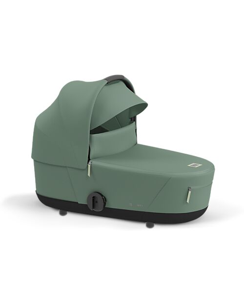 Cybex Navicella Lux per Passeggino Mios - Leaf Green - con Tasca Frontale Carrozzine e Navicelle