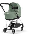 Cybex Navicella Lux per Passeggino Mios - Leaf Green - con Tasca Frontale Carrozzine e Navicelle