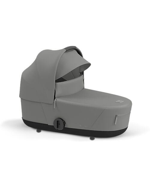 Cybex Navicella Lux per Passeggino Mios - Mirage Grey - con Tasca Frontale Carrozzine e Navicelle