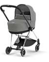 Cybex Navicella Lux per Passeggino Mios - Mirage Grey - con Tasca Frontale Carrozzine e Navicelle
