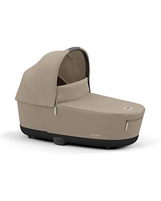 Cybex Navicella Lux per Passeggino Priam o e-Priam - Cozy Beige - Materassino in Memory Foam Carrozzine e Navicelle