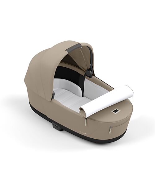 Cybex Navicella Lux per Passeggino Priam o e-Priam - Cozy Beige - Materassino in Memory Foam Carrozzine e Navicelle