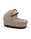Cybex Navicella Lux per Passeggino Priam o e-Priam - Cozy Beige - Materassino in Memory Foam Carrozzine e Navicelle