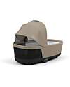 Cybex Navicella Lux per Passeggino Priam o e-Priam - Cozy Beige - Materassino in Memory Foam Carrozzine e Navicelle