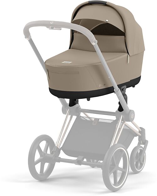Cybex Navicella Lux per Passeggino Priam o e-Priam - Cozy Beige - Materassino in Memory Foam Carrozzine e Navicelle
