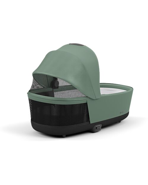 Cybex Navicella Lux per Passeggino Priam o e-Priam - Leaf Green - Materassino in Memory Foam Carrozzine e Navicelle