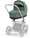 Cybex Navicella Lux per Passeggino Priam o e-Priam - Leaf Green - Materassino in Memory Foam Carrozzine e Navicelle