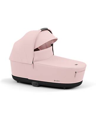 Cybex Navicella Lux per Passeggino Priam o e-Priam - Peach Pink - Materassino in Memory Foam Carrozzine e Navicelle