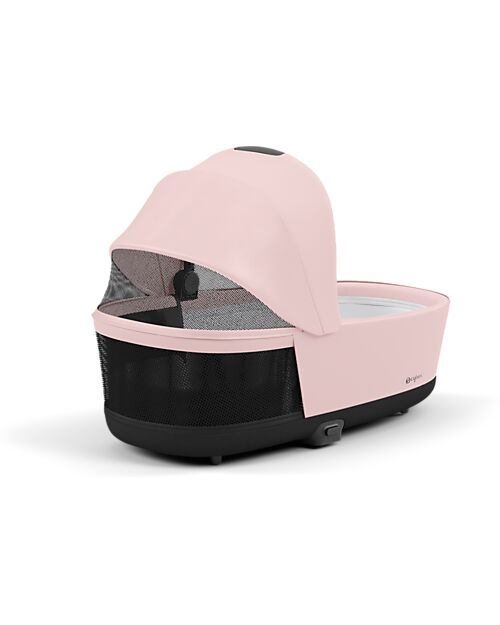 Cybex Navicella Lux per Passeggino Priam o e-Priam - Peach Pink - Materassino in Memory Foam Carrozzine e Navicelle