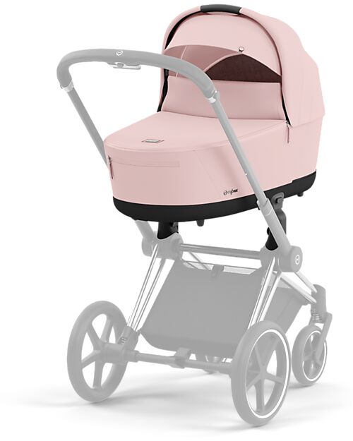 Cybex Navicella Lux per Passeggino Priam o e-Priam - Peach Pink - Materassino in Memory Foam Carrozzine e Navicelle