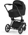Cybex Navicella Lux per Passeggino Priam o e-Priam - Sepia Black - Materassino in Memory Foam Carrozzine e Navicelle
