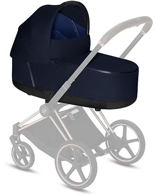 Cybex Navicella Lux Plus Priam - Midnight Blue - Comoda e Spaziosa! Carrozzine e Navicelle
