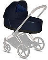 Cybex Navicella Lux Plus Priam - Midnight Blue - Comoda e Spaziosa! Carrozzine e Navicelle