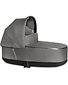 Cybex Navicella Lux Plus Priam4 - Manhattan Grey - Comoda e Spaziosa! Carrozzine e Navicelle