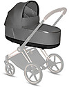 Cybex Navicella Lux Plus Priam4 - Manhattan Grey - Comoda e Spaziosa! Carrozzine e Navicelle