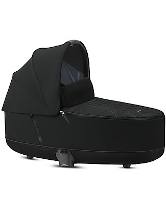 Cybex Navicella Lux Priam - Deep Black - Comoda e Spaziosa! Carrozzine e Navicelle