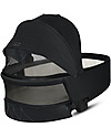 Cybex Navicella Lux Priam - Deep Black - Comoda e Spaziosa! Carrozzine e Navicelle