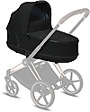 Cybex Navicella Lux Priam - Deep Black - Comoda e Spaziosa! Carrozzine e Navicelle