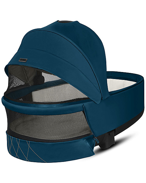 Cybex Navicella Lux Priam - Mountain Blue - Comoda e Spaziosa! Carrozzine e Navicelle