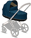 Cybex Navicella Lux Priam - Mountain Blue - Comoda e Spaziosa! Carrozzine e Navicelle