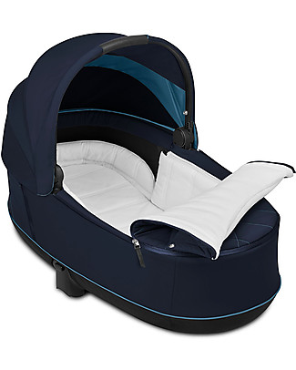 Cybex Navicella Lux Priam - Nautical Blue - Comoda e Spaziosa! Carrozzine e Navicelle