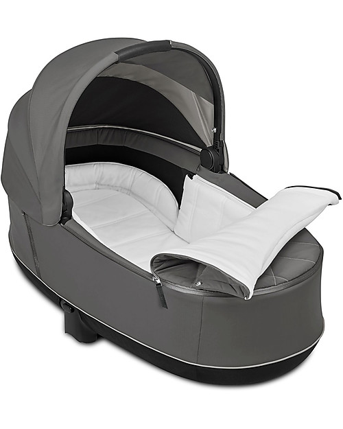 Cybex Navicella Lux Priam - Soho Grey - Comoda e Spaziosa! Carrozzine e Navicelle