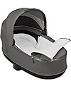 Cybex Navicella Lux Priam - Soho Grey - Comoda e Spaziosa! Carrozzine e Navicelle