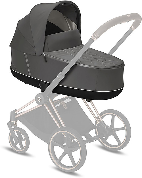 Cybex Navicella Lux Priam - Soho Grey - Comoda e Spaziosa! Carrozzine e Navicelle