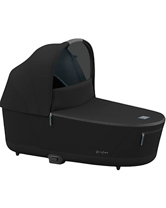 Cybex Navicella Lux Priam4 - Deep Black - Comoda e Spaziosa! Carrozzine e Navicelle