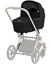 Cybex Navicella Lux Priam4 - Deep Black - Comoda e Spaziosa! Carrozzine e Navicelle