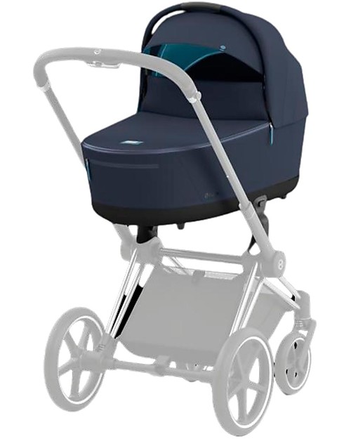 Cybex Navicella Lux Priam4 - Nautical Blue - Comoda e Spaziosa! Carrozzine e Navicelle