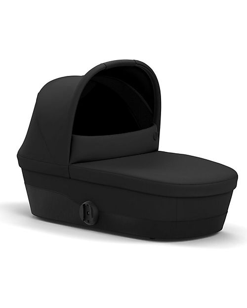 Cybex Navicella Melio 2 - Deep Black - Comoda e Spaziosa! Carrozzine e Navicelle
