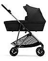 Cybex Navicella Melio 2 - Deep Black - Comoda e Spaziosa! Carrozzine e Navicelle
