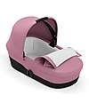 Cybex Navicella Melio 2 - Magnolia Pink - Comoda e Spaziosa! Carrozzine e Navicelle