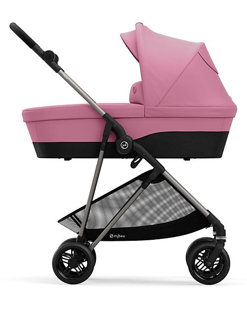 Cybex Navicella Melio 2 - Magnolia Pink - Comoda e Spaziosa! Carrozzine e Navicelle