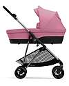 Cybex Navicella Melio 2 - Magnolia Pink - Comoda e Spaziosa! Carrozzine e Navicelle