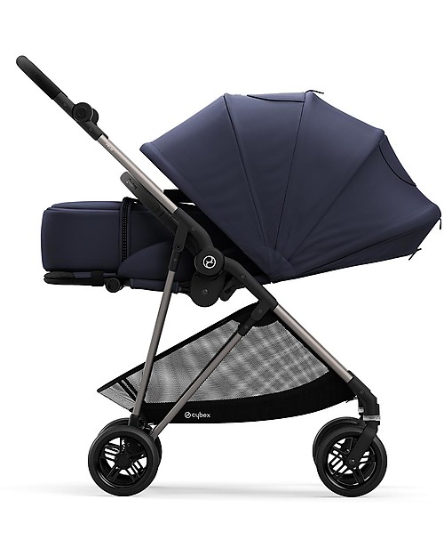Cybex Navicella Melio 2 - Navy Blue - Comoda e Spaziosa! Carrozzine e Navicelle