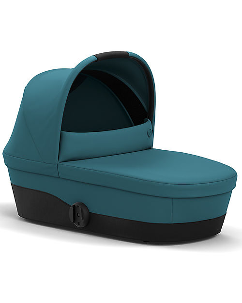 Cybex Navicella Melio 2 - River Blue - Comoda e Spaziosa! Carrozzine e Navicelle