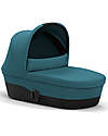 Cybex Navicella Melio 2 - River Blue - Comoda e Spaziosa! Carrozzine e Navicelle